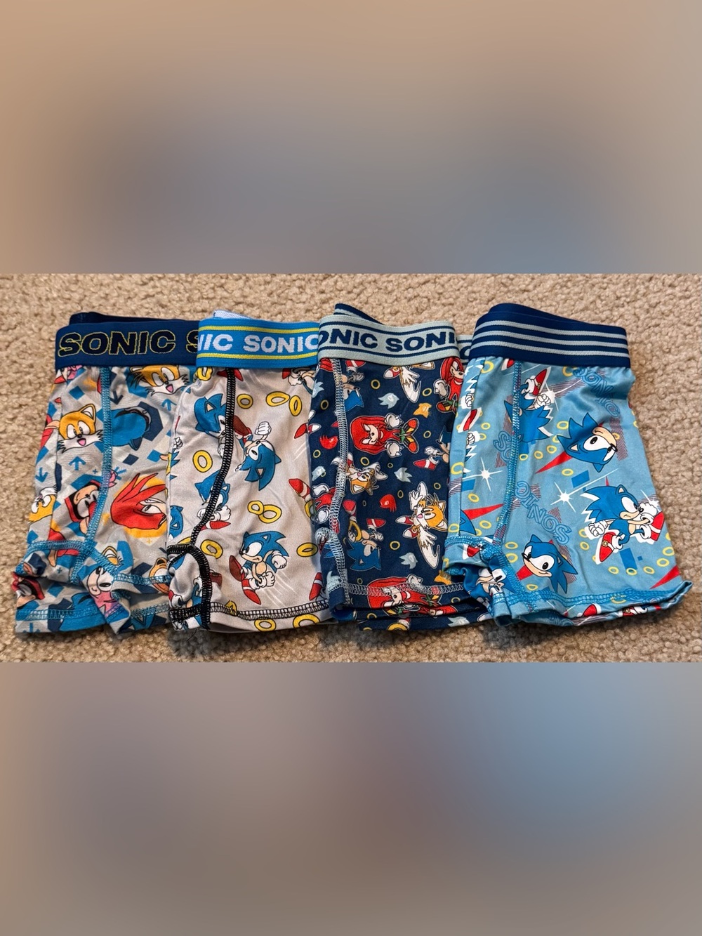 Sonic the Hedgehog Kids' Boxer Briefs - Size 4/5